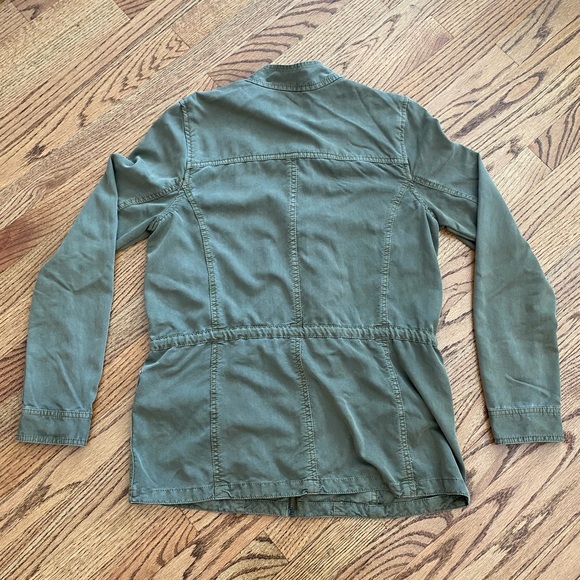 Women’s Hinge Designed in Seattle Small Green Zip Up & Button Up Jacket - Picture 5 of 5